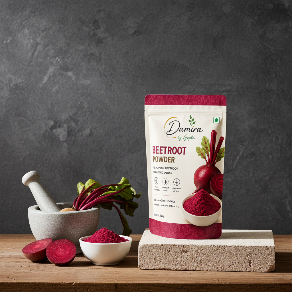 Pure Beetroot Powder | 100% Natural, No Added Sugar | DAMIRA BY GUPTA