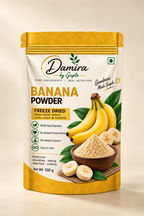 Pure Banana Powder | 100% Natural, No Added Sugar | DAMIRA BY GUPTA
