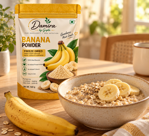 Pure Banana Powder | 100% Natural, No Added Sugar | DAMIRA BY GUPTA