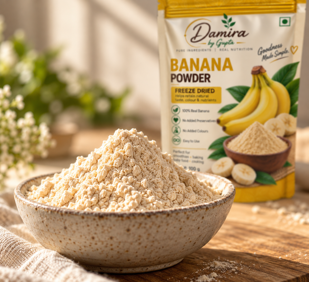 Pure Banana Powder | 100% Natural, No Added Sugar | DAMIRA BY GUPTA