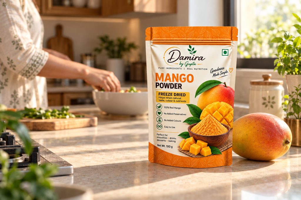 Pure Mango Powder | 100% Natural, No Added Sugar | DAMIRA BY GUPTA